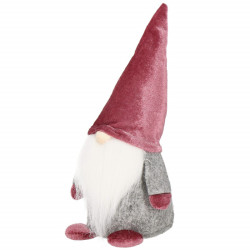Škriatok GNOM s vínovou čiapkou 27 cm