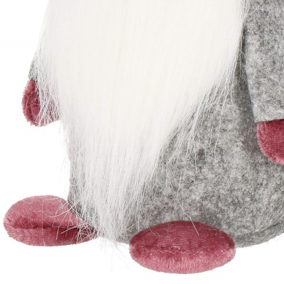 Škriatok GNOM s vínovou čiapkou 27 cm