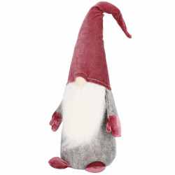 Škriatok GNOM s vínovou čiapkou 55 cm