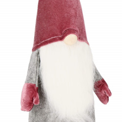 Škriatok GNOM s vínovou čiapkou 55 cm