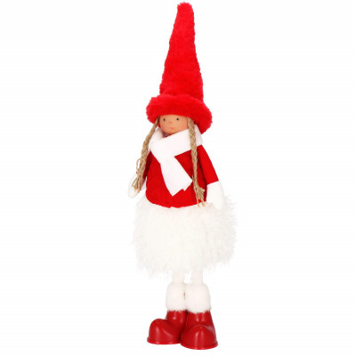 Bábika Polly v prešívanom oblečku 52 cm