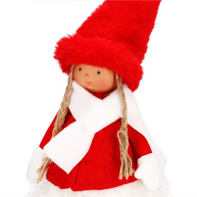Bábika Polly v prešívanom oblečku 52 cm