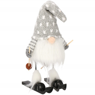 Škriatok GNOM na lyžiach 33 cm