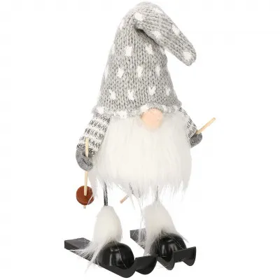 Škriatok GNOM na lyžiach 33 cm