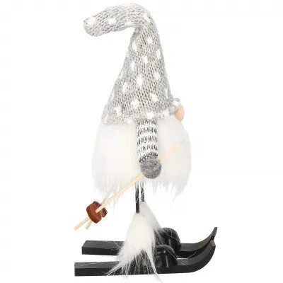 Škriatok GNOM na lyžiach 33 cm