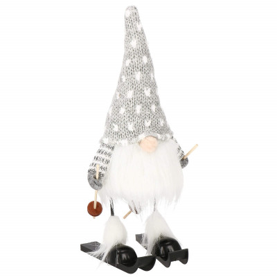 Škriatok GNOM na lyžiach 33 cm