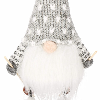 Škriatok GNOM na lyžiach 33 cm