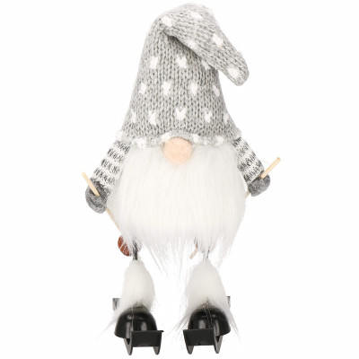 Škriatok GNOM na lyžiach 33 cm