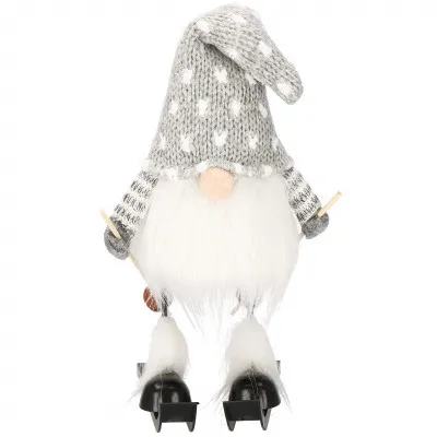 Škriatok GNOM na lyžiach 33 cm