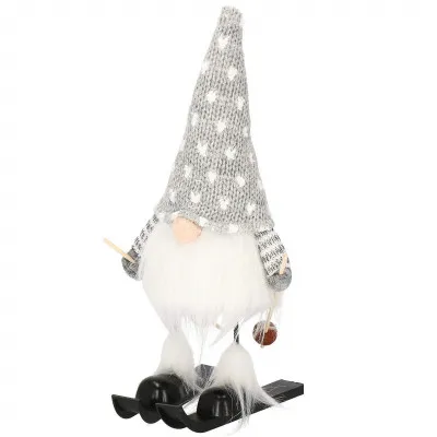 Škriatok GNOM na lyžiach 33 cm