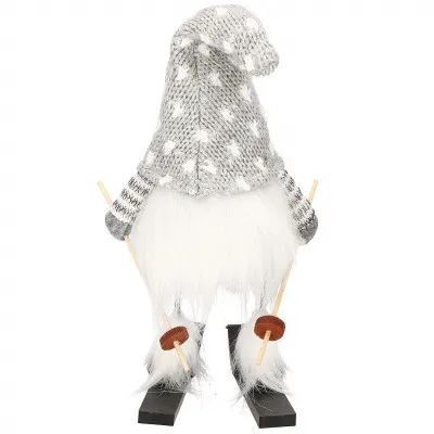 Škriatok GNOM na lyžiach 33 cm