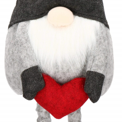 Škriatok GNOM so srdcom, nasatviteľný 63-93 cm