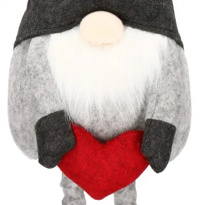 Škriatok GNOM so srdcom, nasatviteľný 63-93 cm