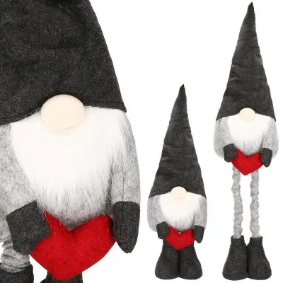 Škriatok GNOM so srdcom, nasatviteľný 63-93 cm