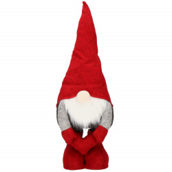 Škriatok GNOM s červenou čiapkou, nastaviteľný 61-91 cm