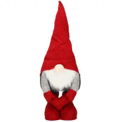 Škriatok GNOM s červenou čiapkou, nastaviteľný 61-91 cm