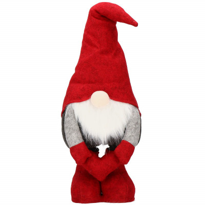 Škriatok GNOM s červenou čiapkou, nastaviteľný 61-91 cm