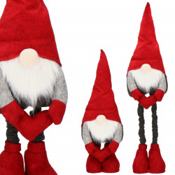 Škriatok GNOM s červenou čiapkou, nastaviteľný 61-91 cm