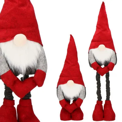 Škriatok GNOM s červenou čiapkou, nastaviteľný 61-91 cm