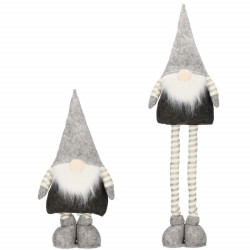 Škriatok GNOM so šedou čiapkou, nastaviteľný 45-64 cm