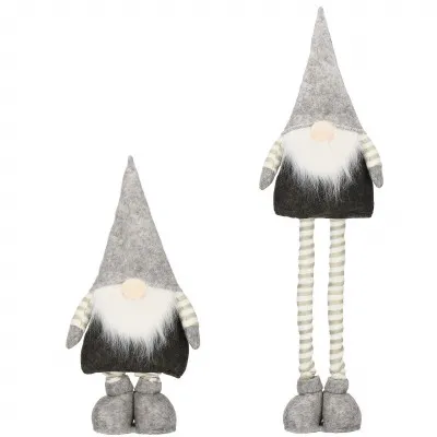 Škriatok GNOM so šedou čiapkou, nastaviteľný 45-64 cm