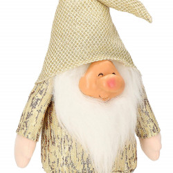 Škriatok GNOM s frniakom 50 cm, zlatý