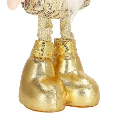 Škriatok GNOM s frniakom 50 cm, zlatý