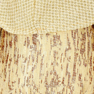 Škriatok GNOM s frniakom 50 cm, zlatý