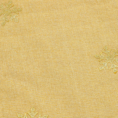 Vianočný obrus 205x30 cm Santa, zlatý