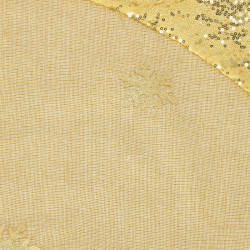 Koberec pod vianočný stromček so Santom 106 cm, zlatý