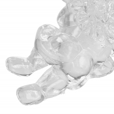 Anjeli s gitarou, 6 cm, transparetné, sada 4ks