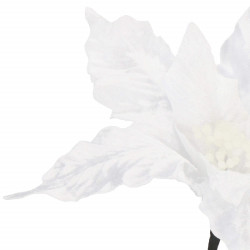 Vianočná hviezda na stonke 26x19 cm, biela