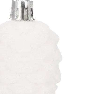 Vianočné ozdoby - Šišky, 9 cm, súprava 3ks