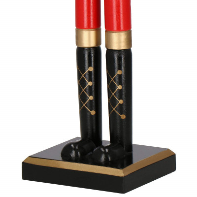 Luskáčik - Vojak s bubienkom 61 cm, modro-červený