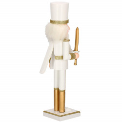 Luskáčik - Vojak s mečom 38 cm, zlatý