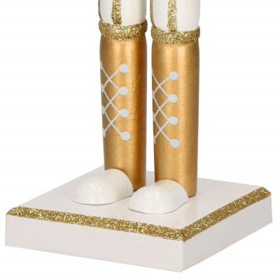 Luskáčik - Vojak s mečom 38 cm, zlatý