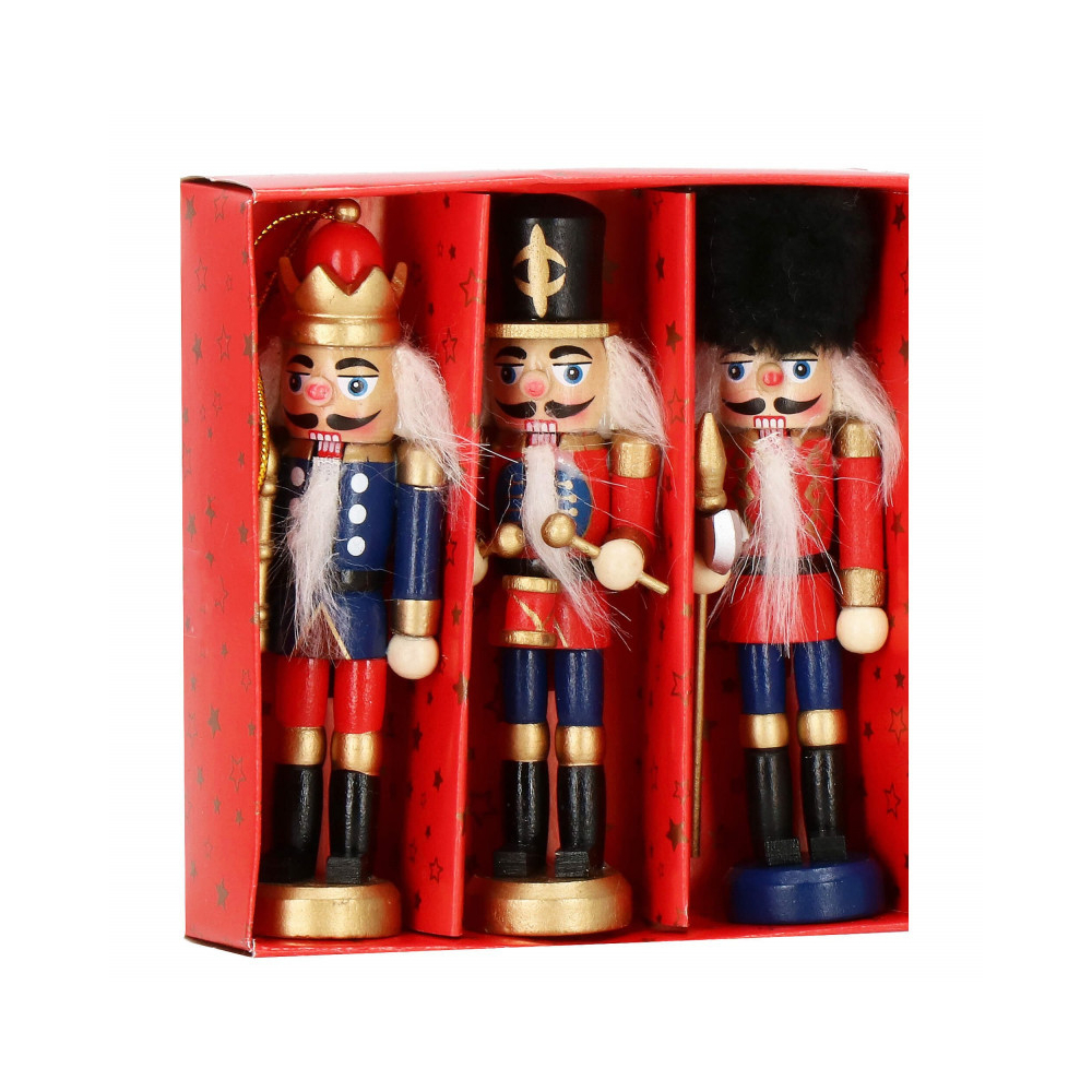 Sada Luskáčikov - Vojaci v zbroji 13 cm, 3ks