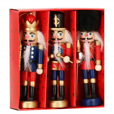 Sada Luskáčikov - Vojaci v zbroji 13 cm, 3ks