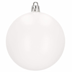 Vianočné banky biele - 8cm, sada 20ks