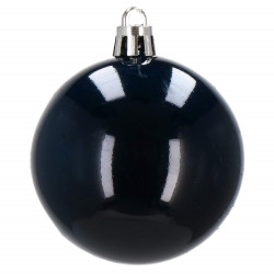 Vianočné banky modré mix - 4cm, sada 20ks