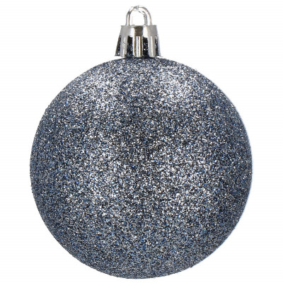 Vianočné banky modré mix - 4cm, sada 20ks