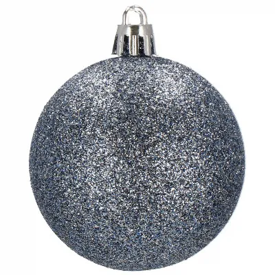 Vianočné banky modré mix - 4cm, sada 20ks