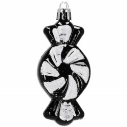 Maxi 77 dielna sada vianočných ozdôb čierna