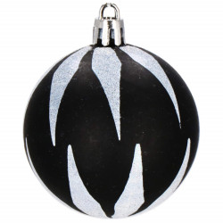 Maxi 77 dielna sada vianočných ozdôb čierna