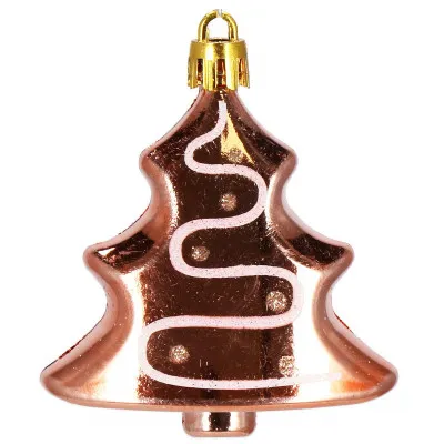 Maxi 77 dielna sada vianočných ozdôb zlatá