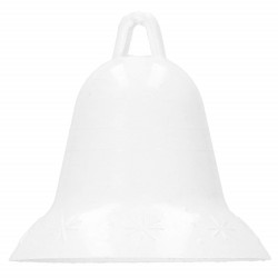 Maxi 100 dielna sada vianočných ozdôb biela so šiškami