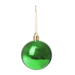 Vianočné banky zelené mix - 4cm, sada 20ks