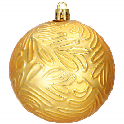 Vianočné banky čierno-zlaté mix - 8 cm, sada 16ks