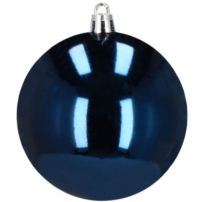 Vianočné banky modré mix - 8cm, sada 30ks