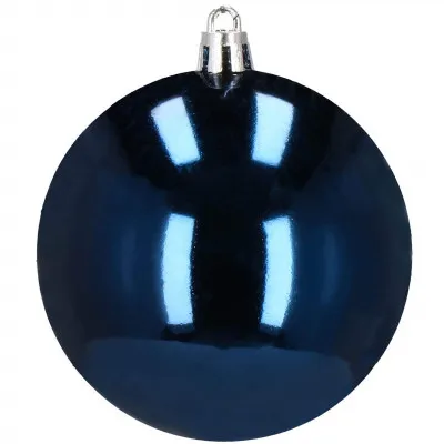 Vianočné banky modré mix - 8cm, sada 30ks